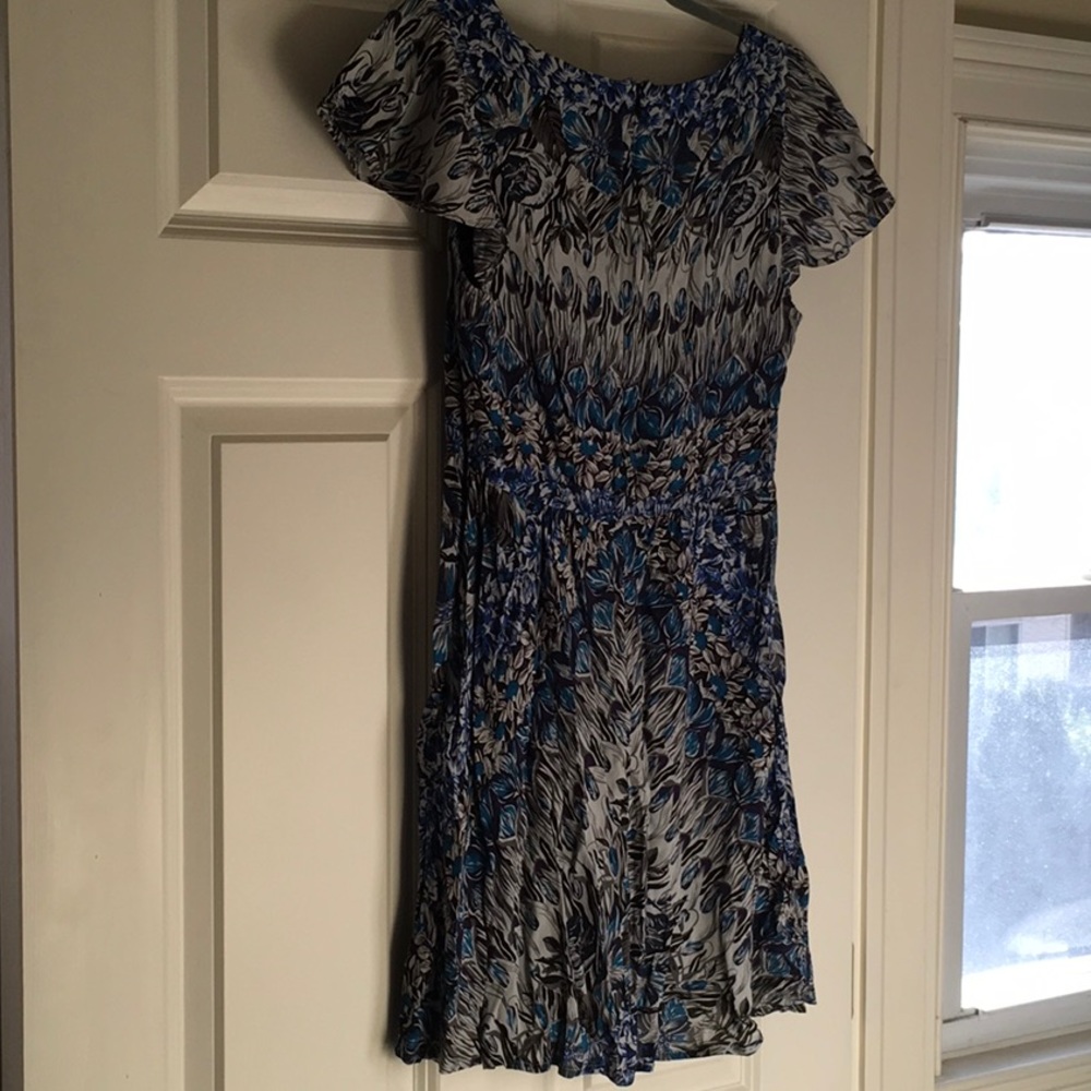 Free people flouncy short sleeved  mini dress - Picture 3 of 5